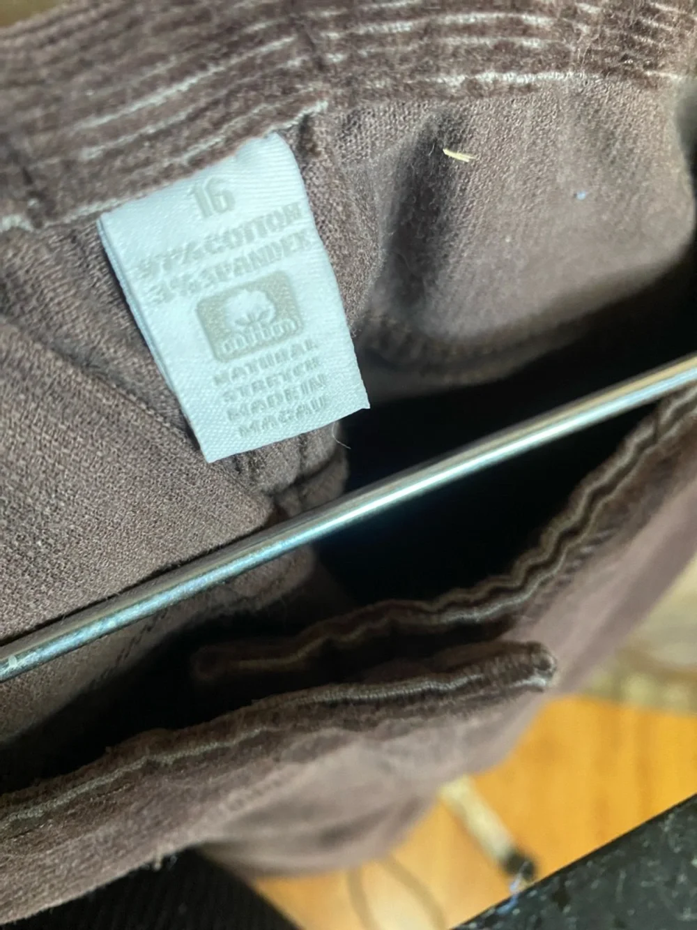 Charter Club Dark Brown Corduroy Pants